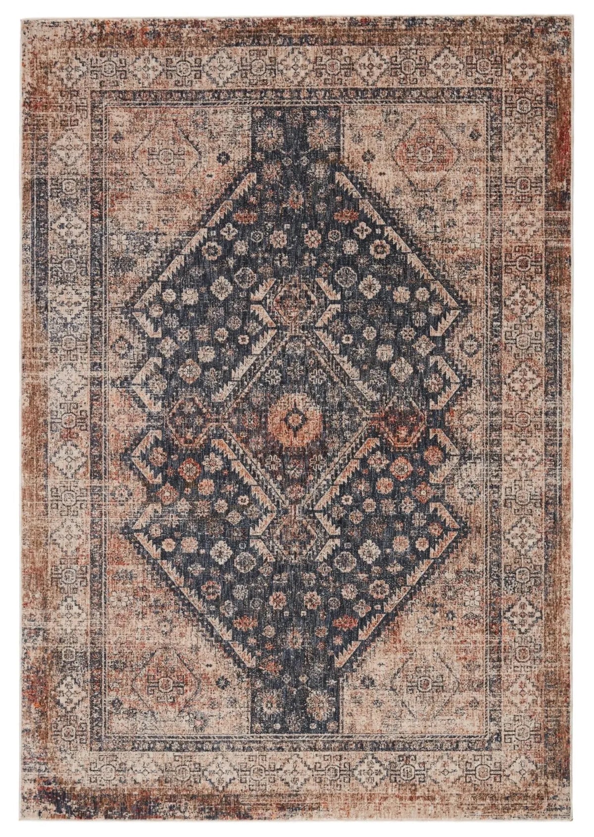Vanadey Vnd03 Vesna Blue/Light Taupe Rug