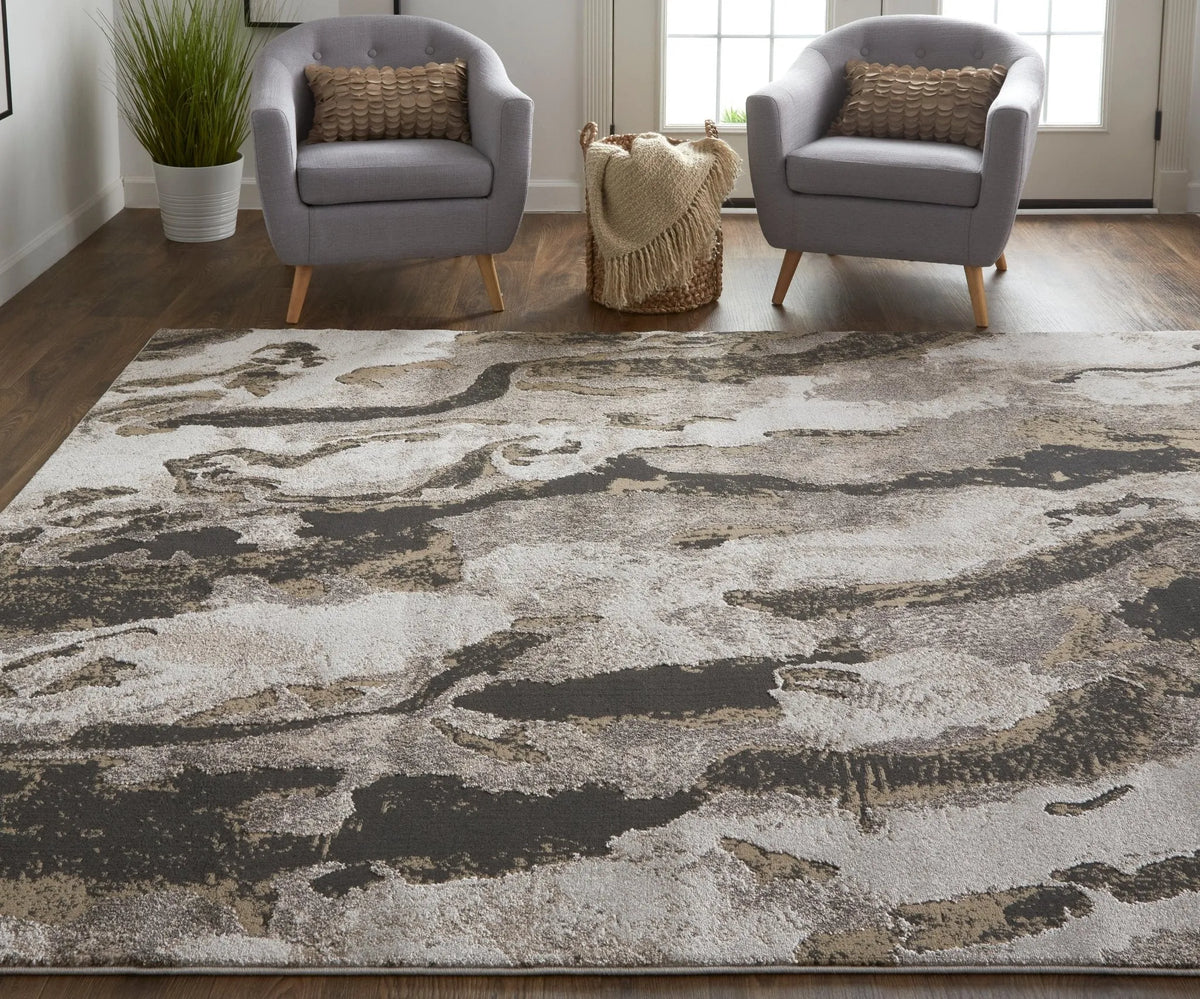 Vancouver VNR39FGF Ivory/Brown Rug - Rug & Home