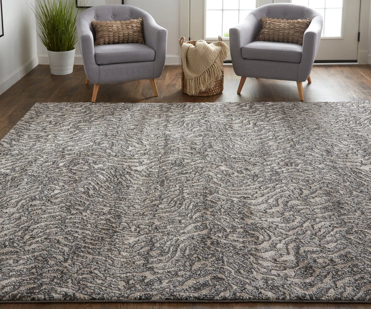 Vancouver VNR39FJF Grey/Taupe Rug - Rug & Home