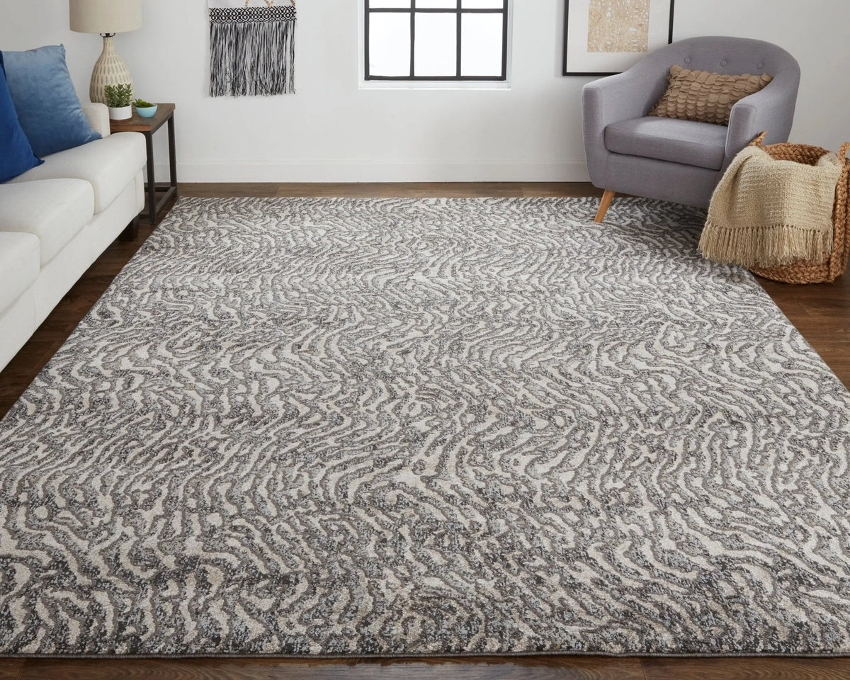 Vancouver VNR39FJF Grey/Taupe Rug - Rug & Home