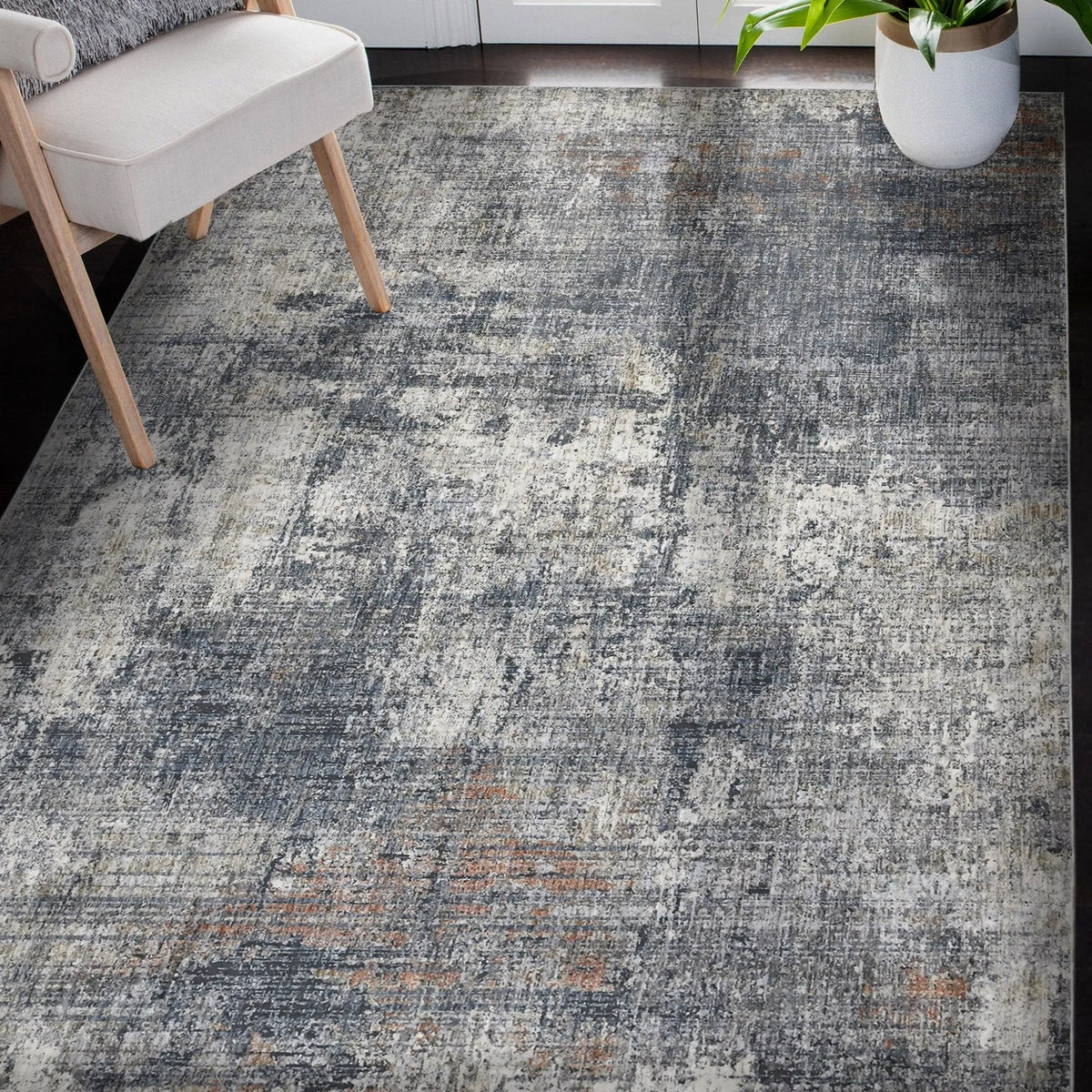 Vermont VRM-1 Grey Rug - Rug & Home