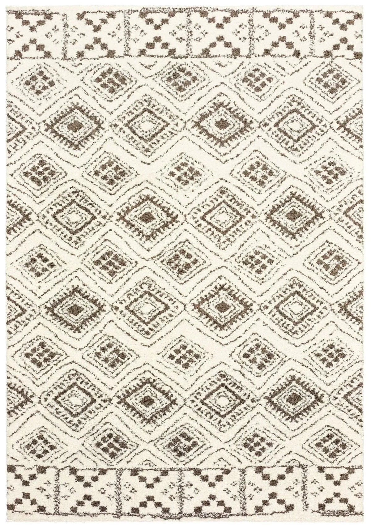 Verona 1330W Ivory/ Brown Rug