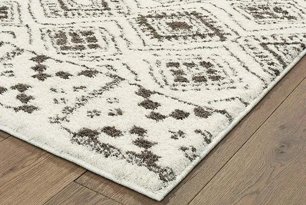 Verona 1330W Ivory/ Brown Rug