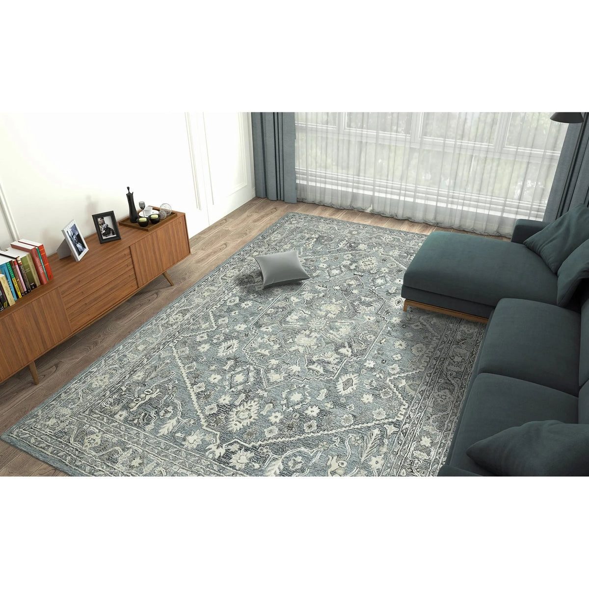 Vestige VES-2 Blue Rug - Rug & Home