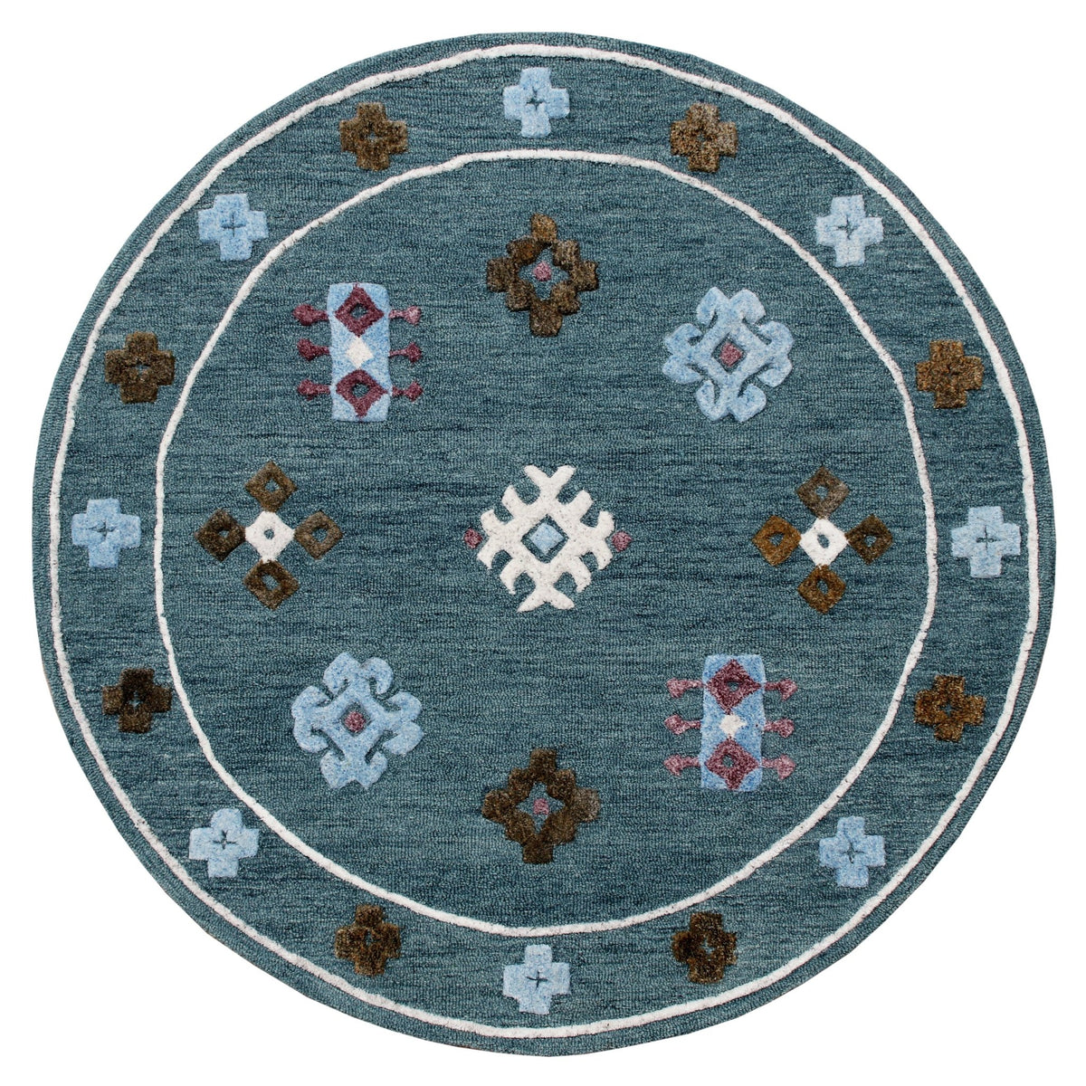 Vibrance Lr03562 Blue/Multi Rug - Rug & Home