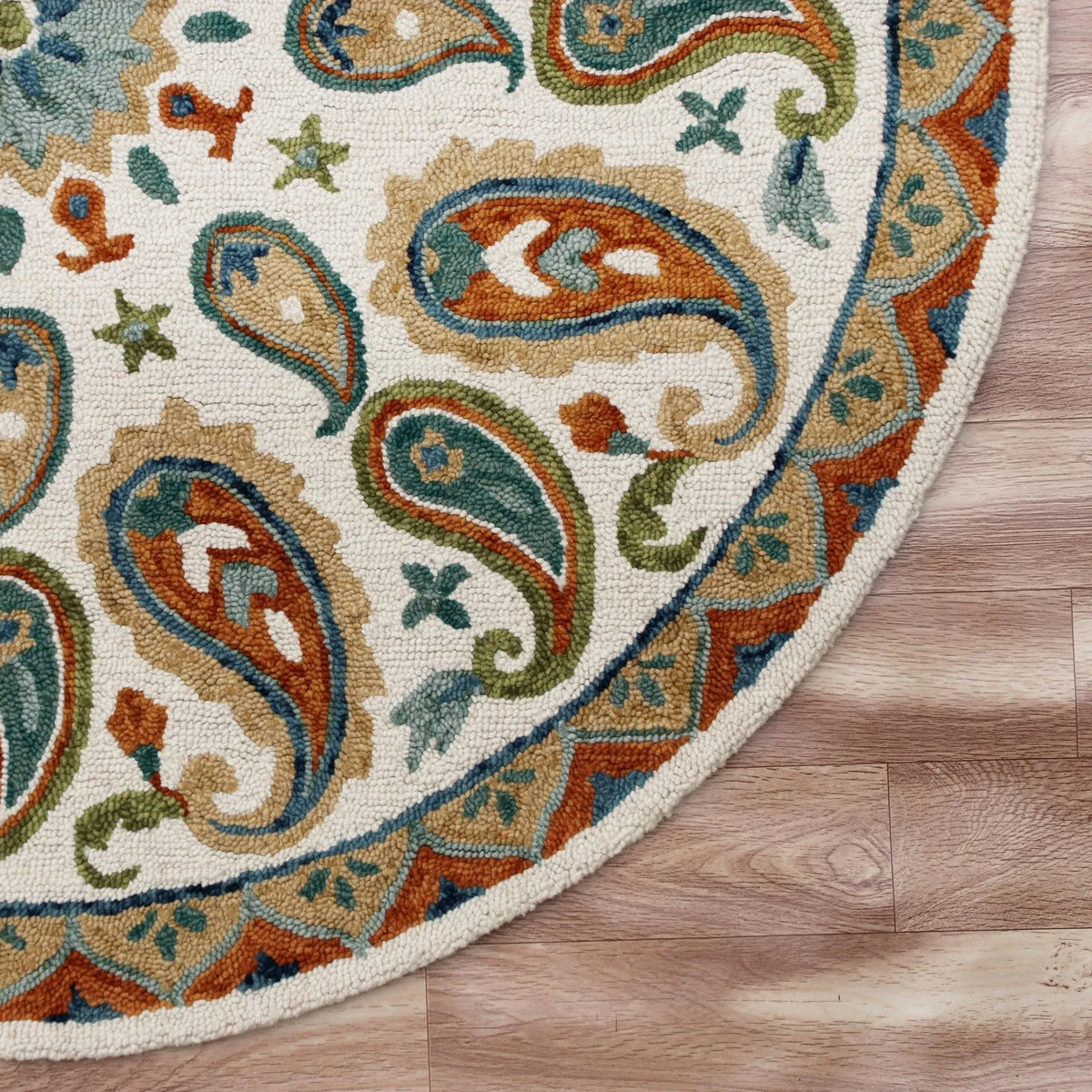 Vibrance Lr03565 Green/Blue/Ivory Rug - Rug & Home