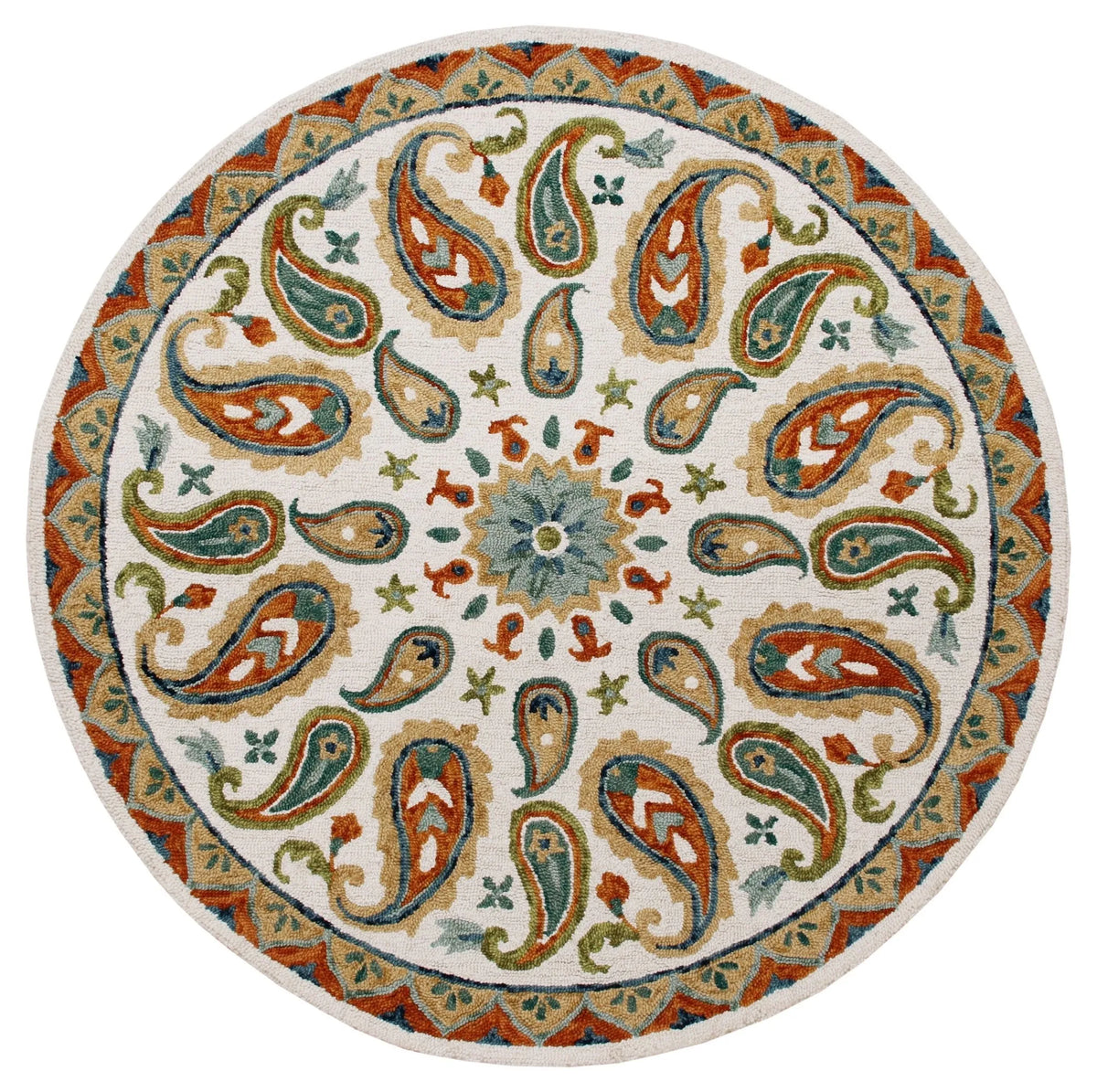 Vibrance Lr03565 Green/Blue/Ivory Rug - Rug & Home