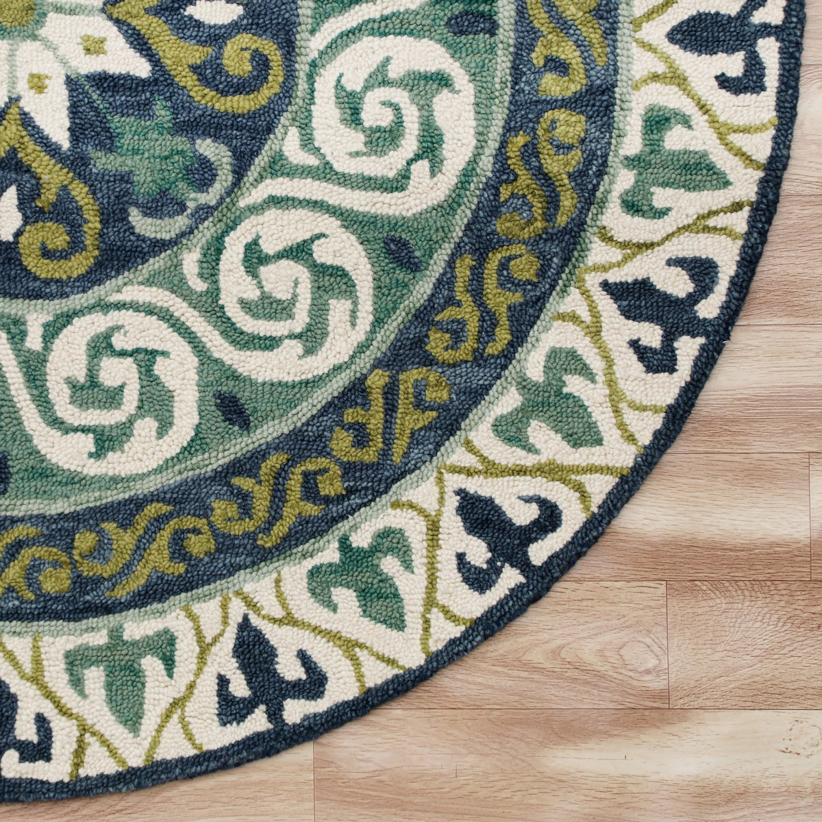 Vibrance Lr03567 Blue/Green/Ivory Rug - Rug & Home