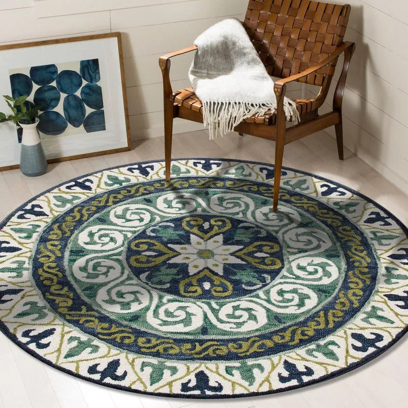 Vibrance LR03567 Blue/Green/Ivory Rug - Rug & Home