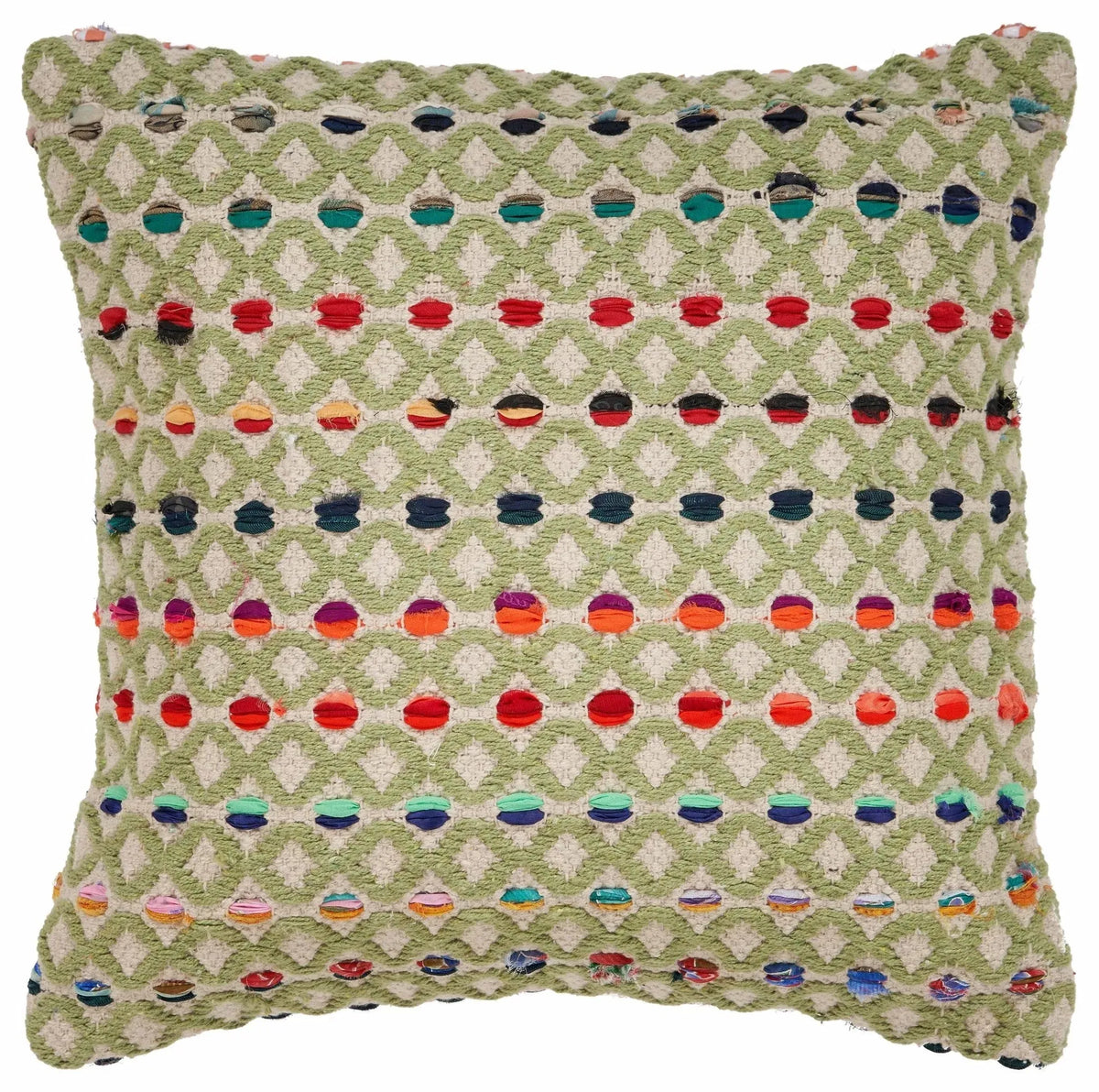 Vibrant Geometric LR07349 Throw Pillow