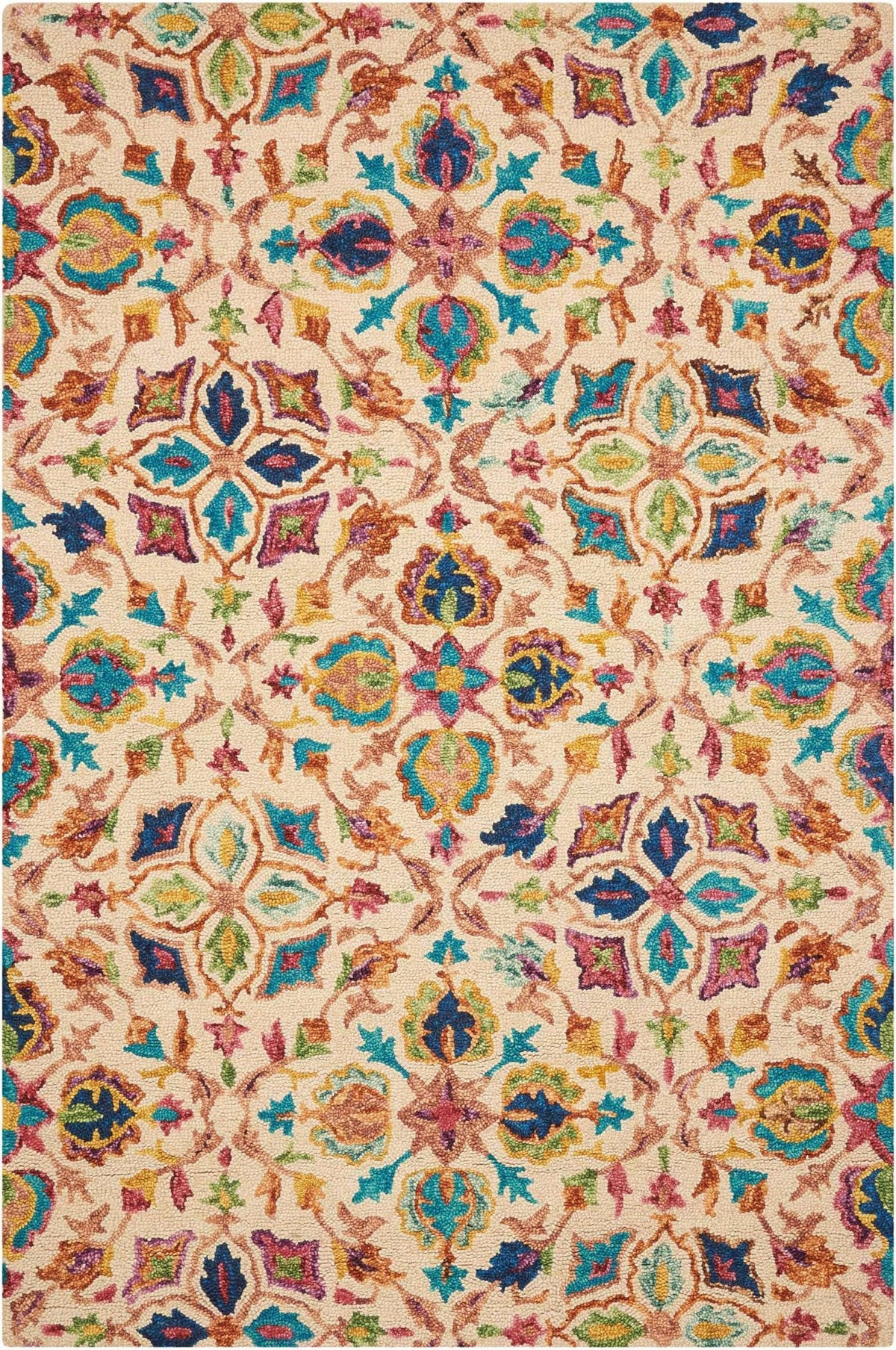 Vibrant VIB08 Ivory Rug - Rug & Home