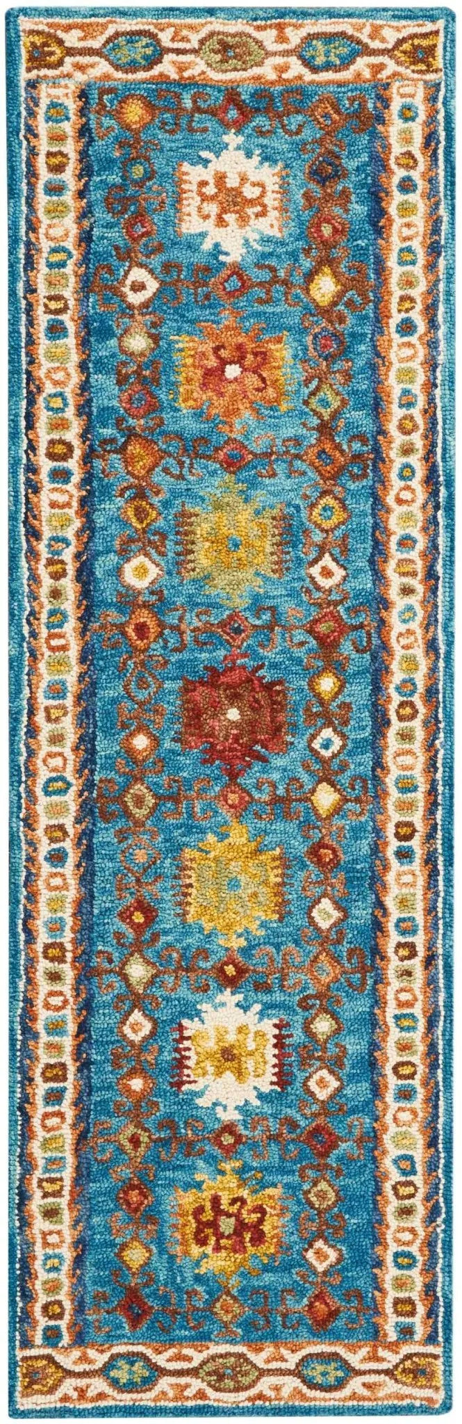 Vibrant VIB09 Teal Rug - Rug & Home