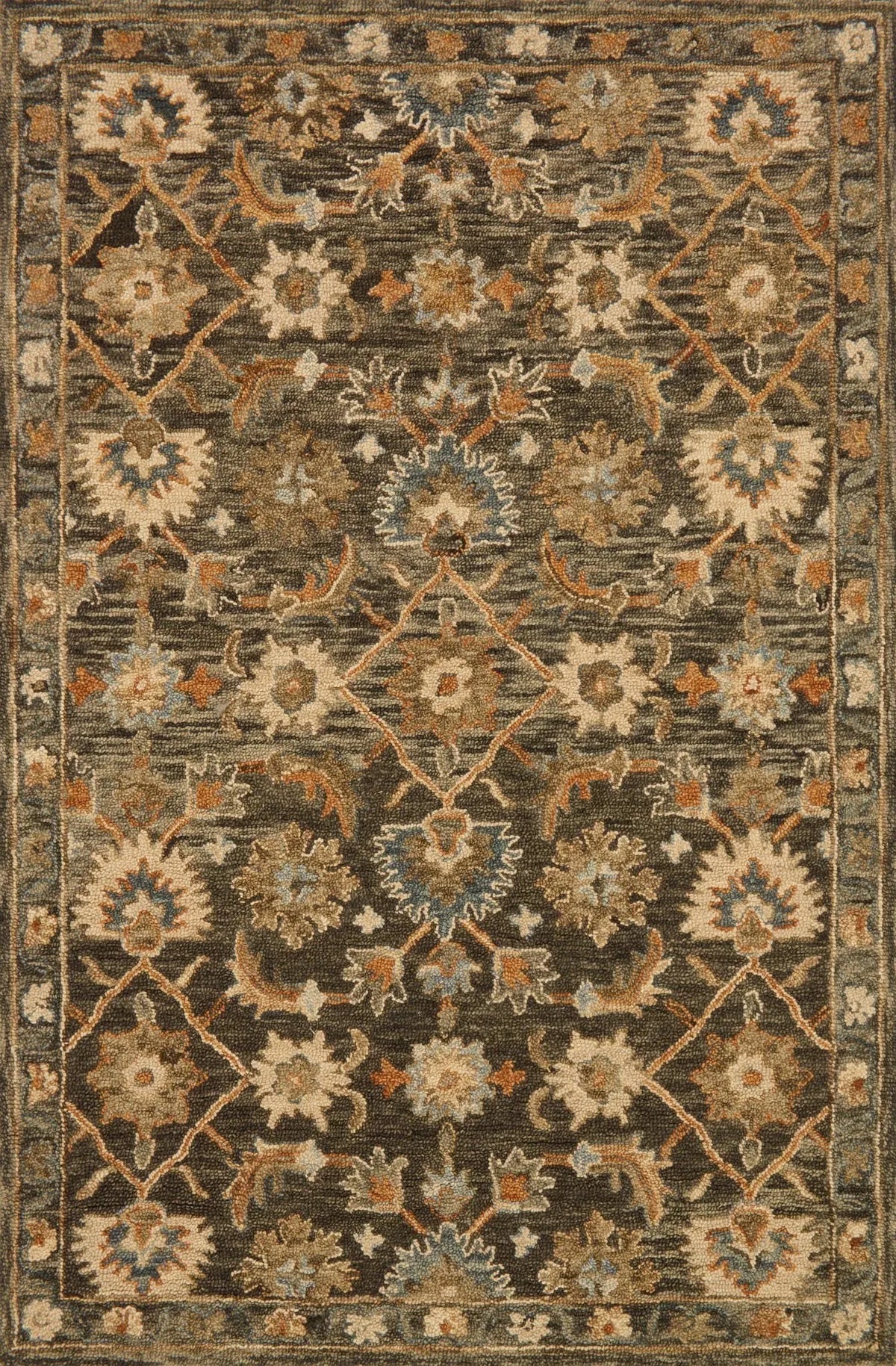 Victoria VK 08 Dk Taupe / Multi Rug - Rug & Home