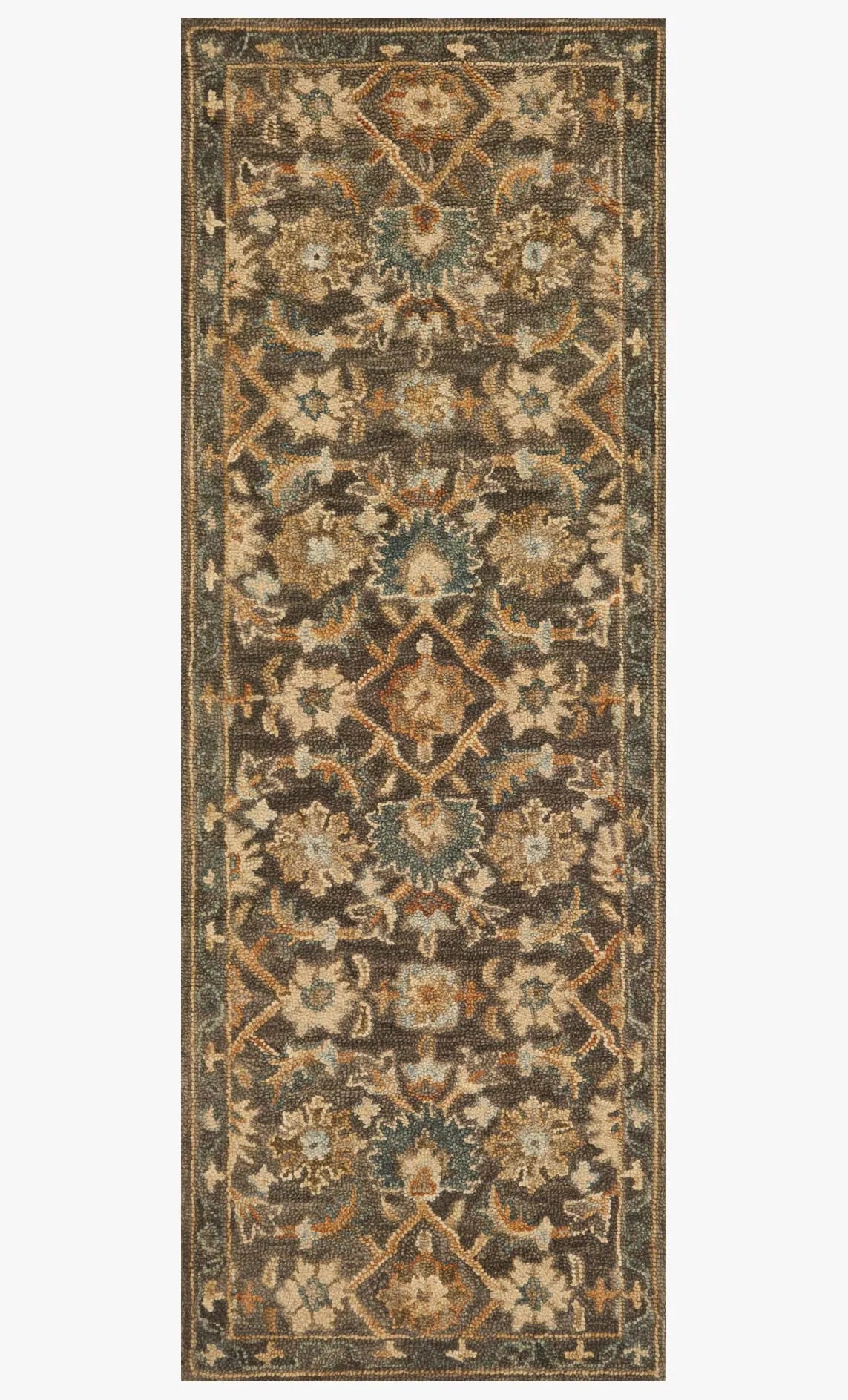 Victoria VK 08 Dk Taupe / Multi Rug - Rug & Home