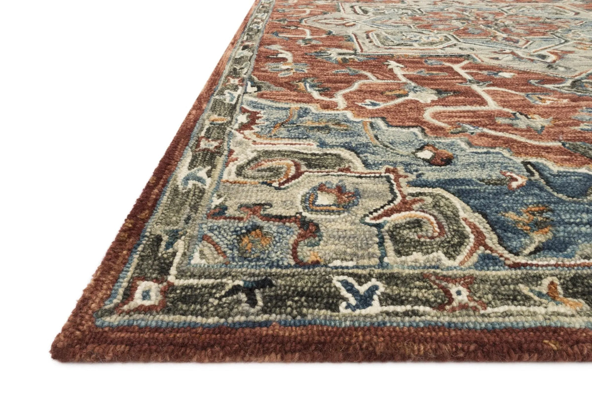 Victoria VK 15 Red Multi Rug - Rug & Home