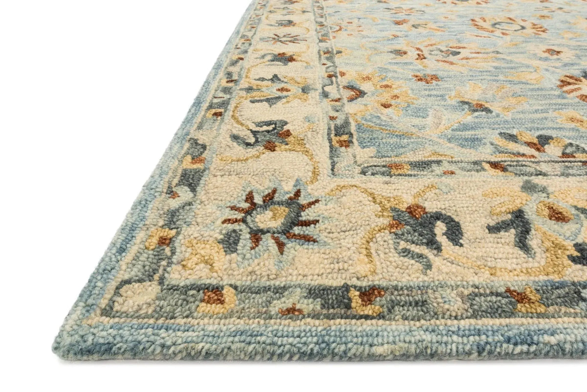 Victoria VK 18 Lt. Blue / Natural Rug