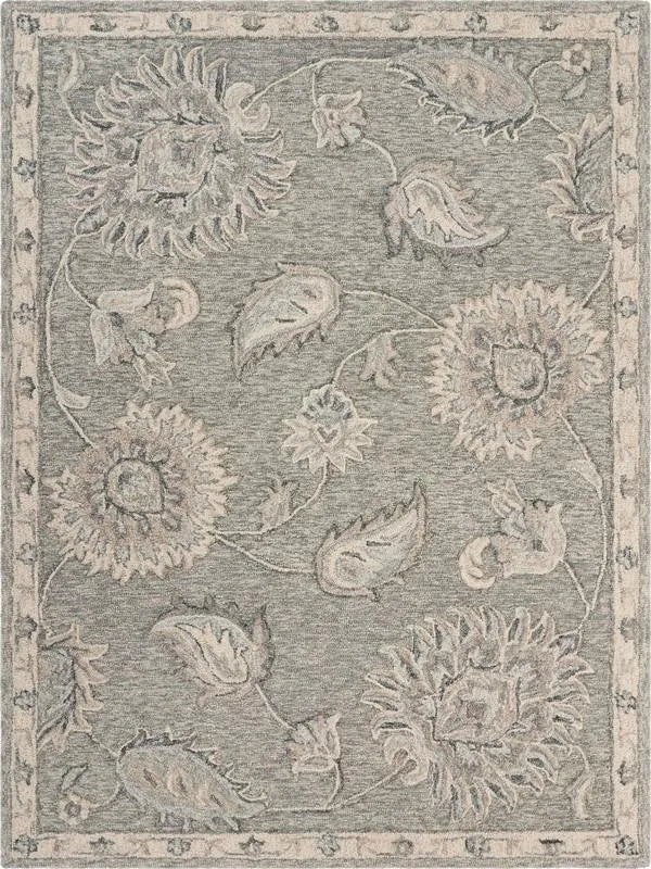 Victorian Lr081583 Gray/Blue Rug - Rug & Home