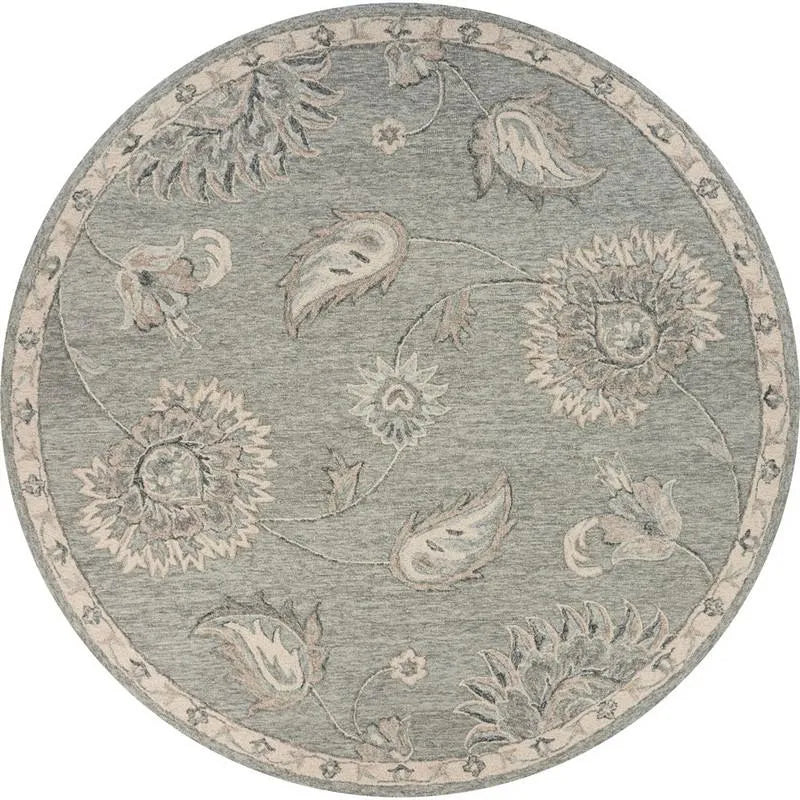 Victorian Lr081583 Gray/Blue Rug - Rug & Home