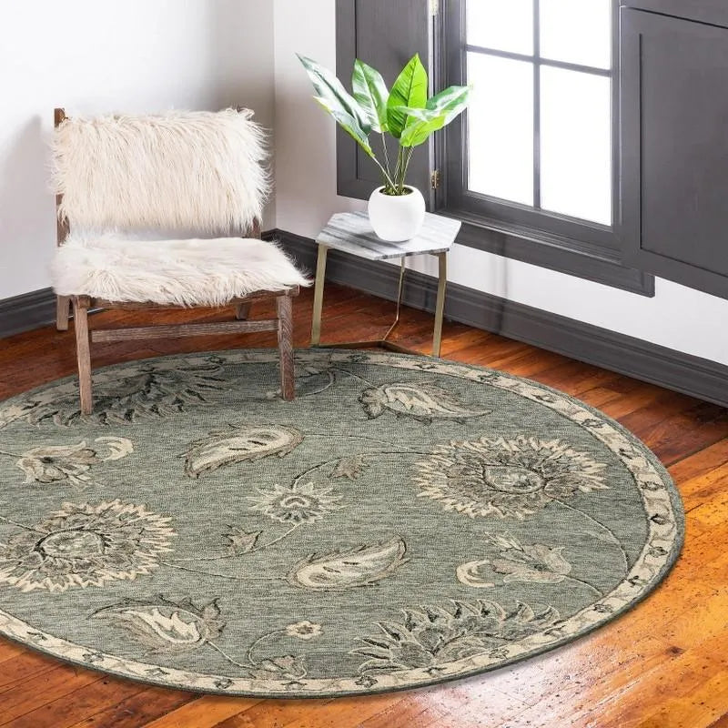 Victorian Lr081583 Gray/Blue Rug - Rug & Home