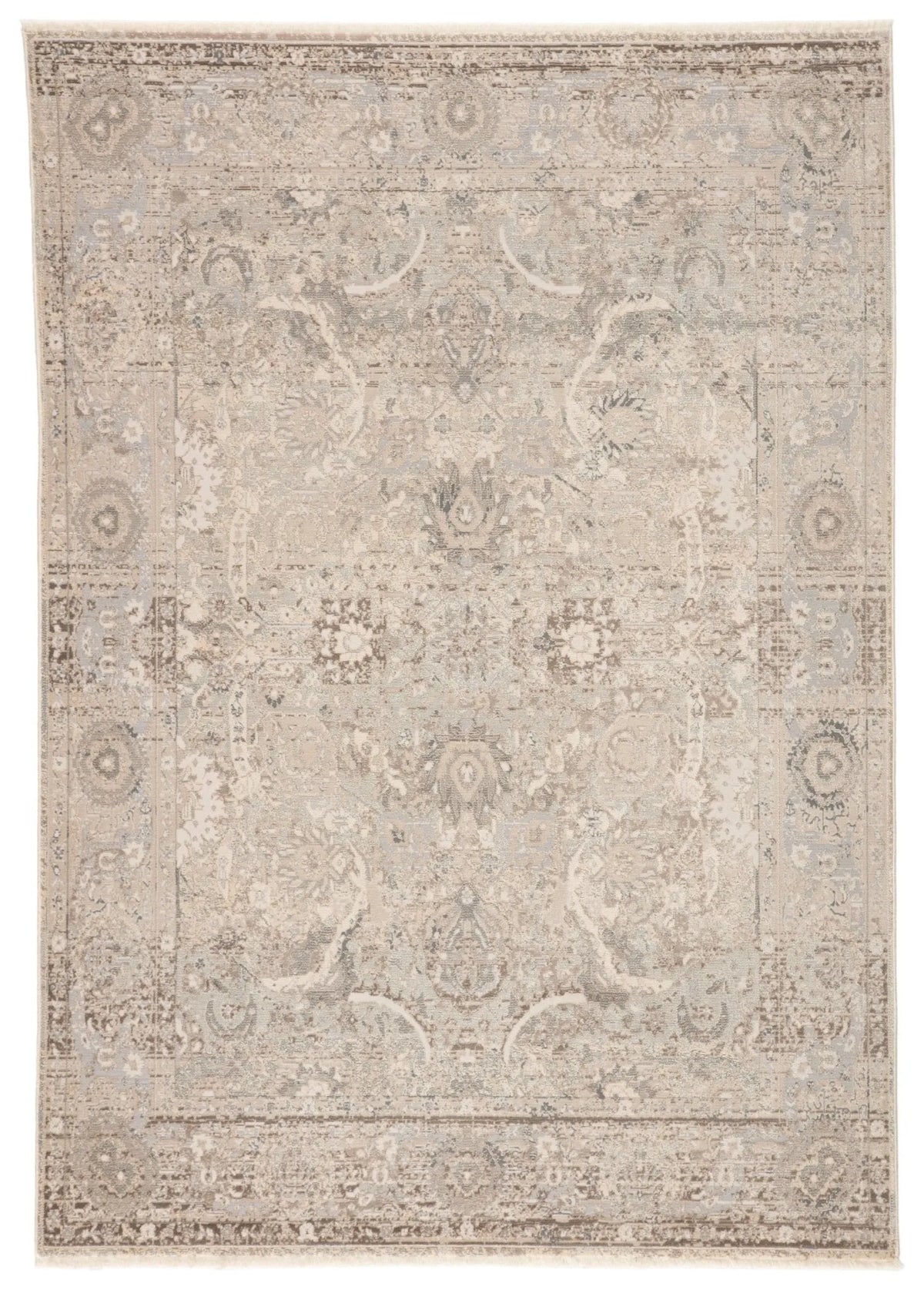 Vienne Vne03 Baptiste Gray/Cream Rug - Rug & Home