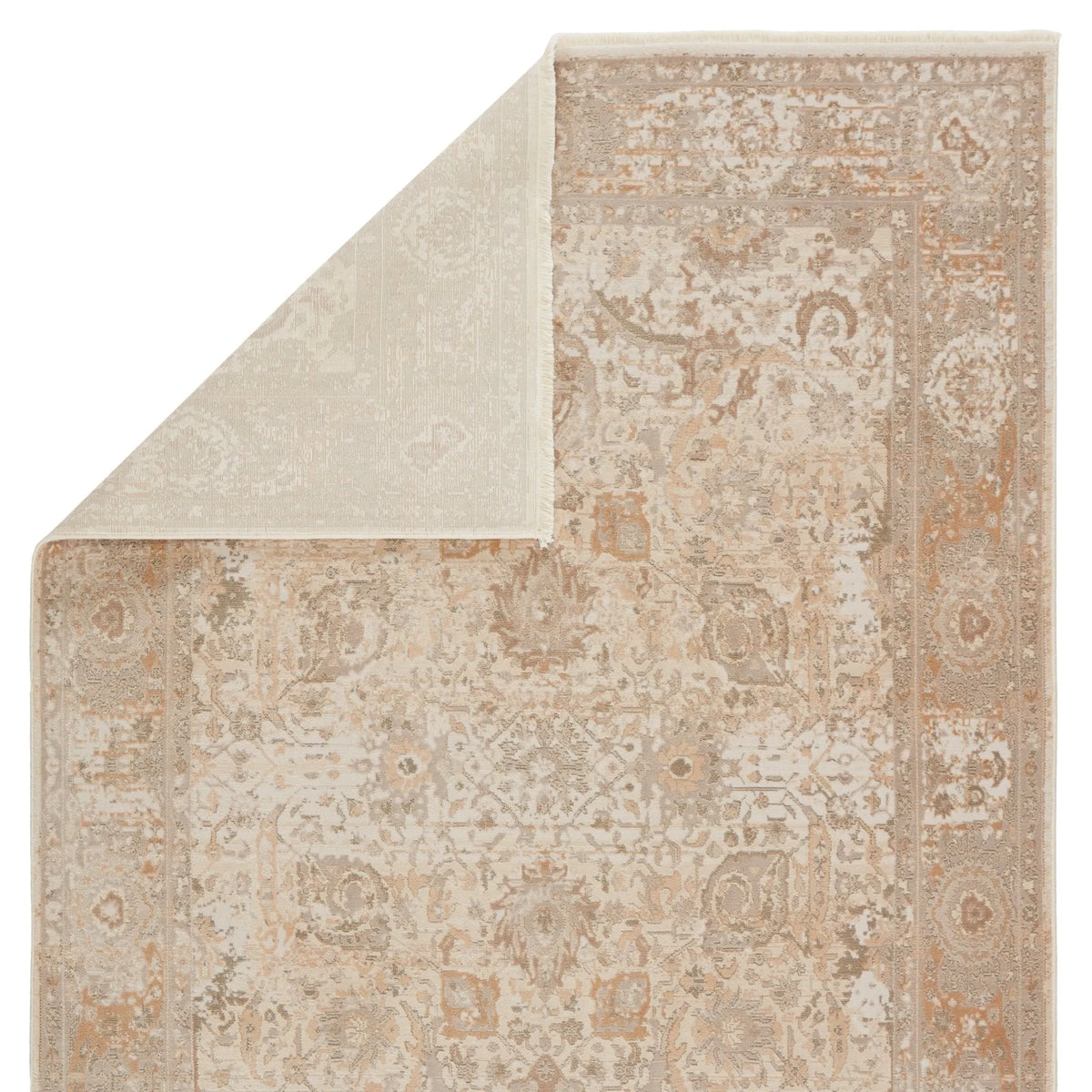 Vienne Vne04 Baptiste Taupe/Cream Rug - Rug & Home