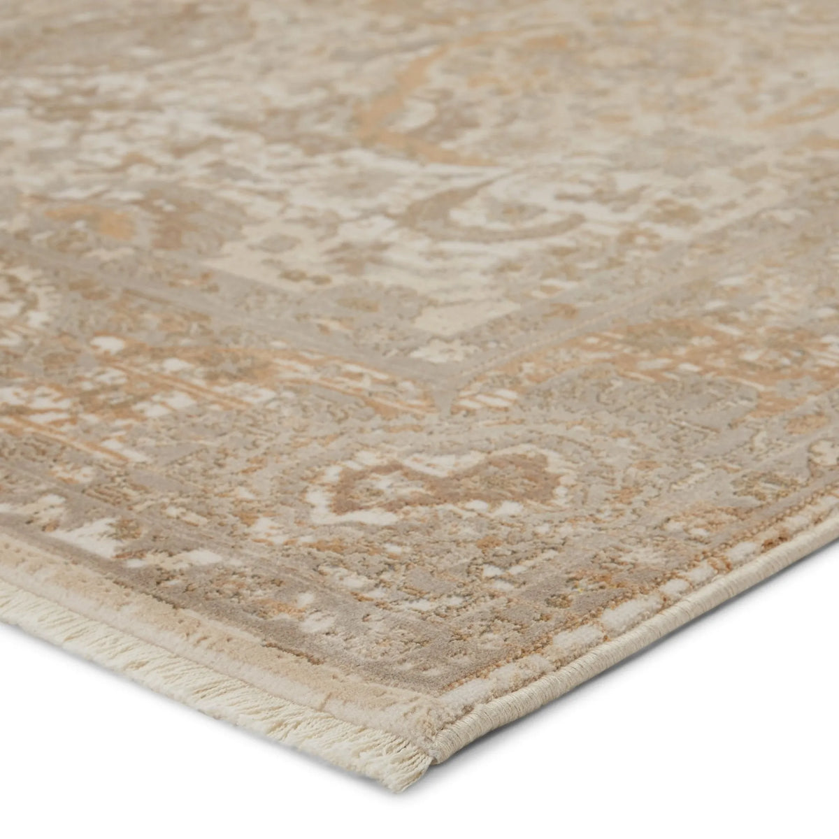 Vienne Vne04 Baptiste Taupe/Cream Rug - Rug & Home