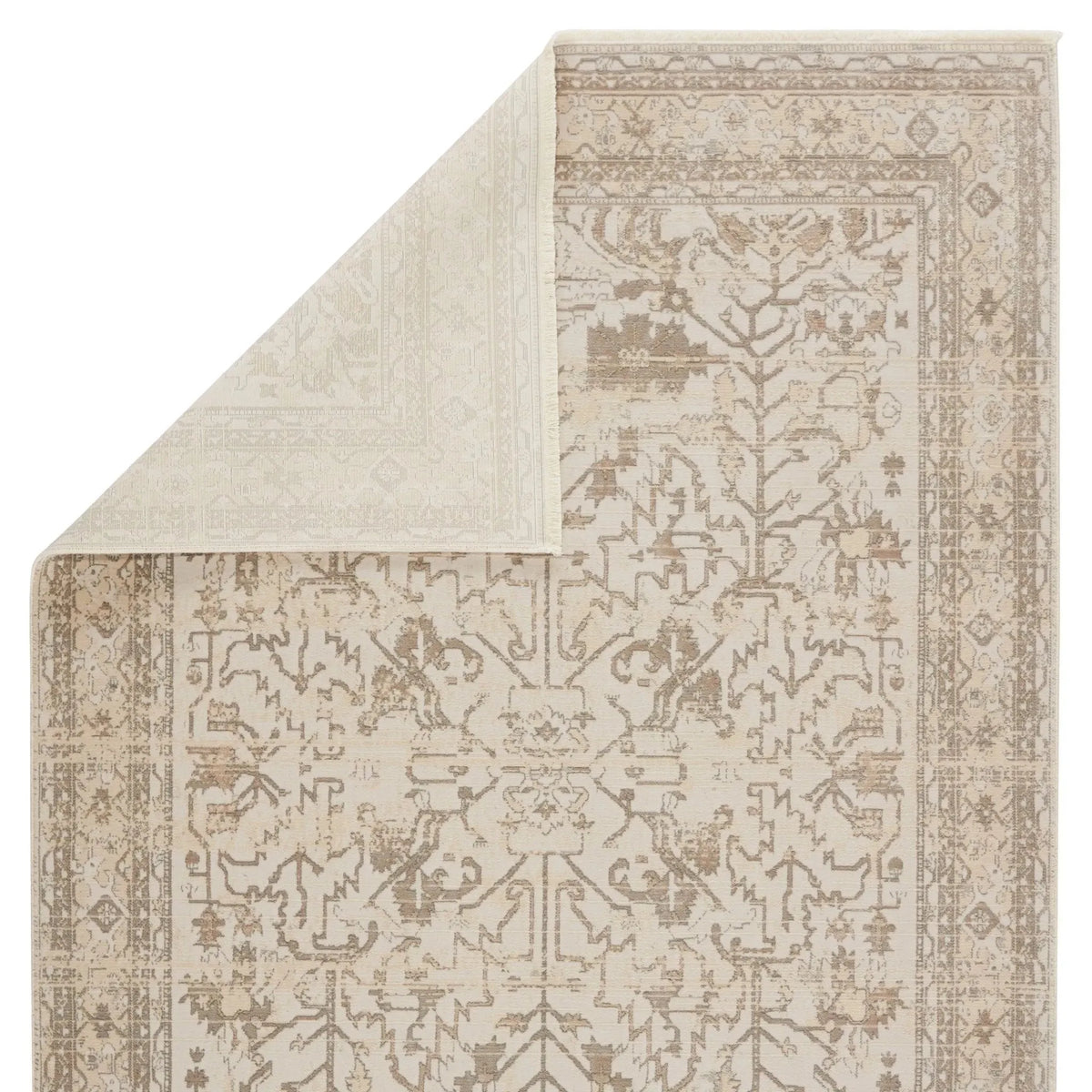 Vienne Vne05 Valentin Cream/Light Gray Rug