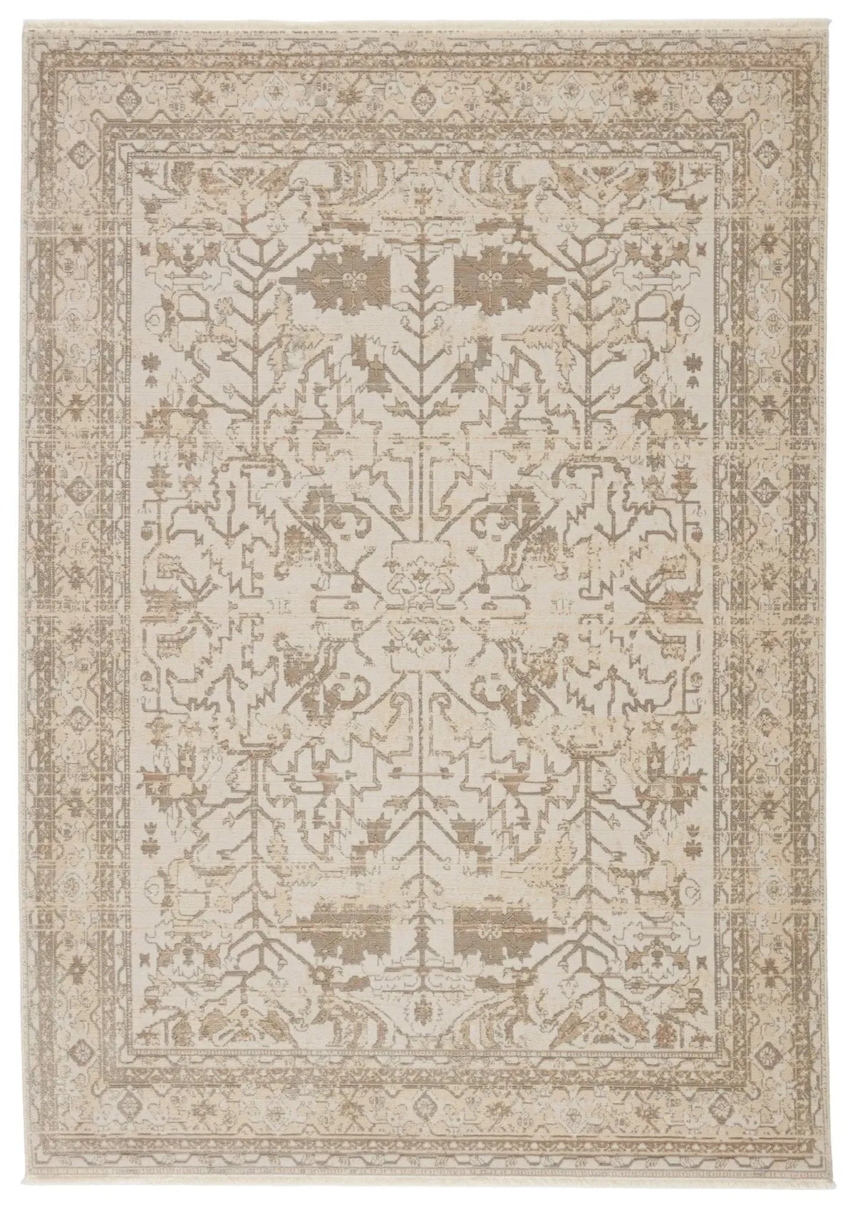 Vienne Vne05 Valentin Cream/Light Gray Rug