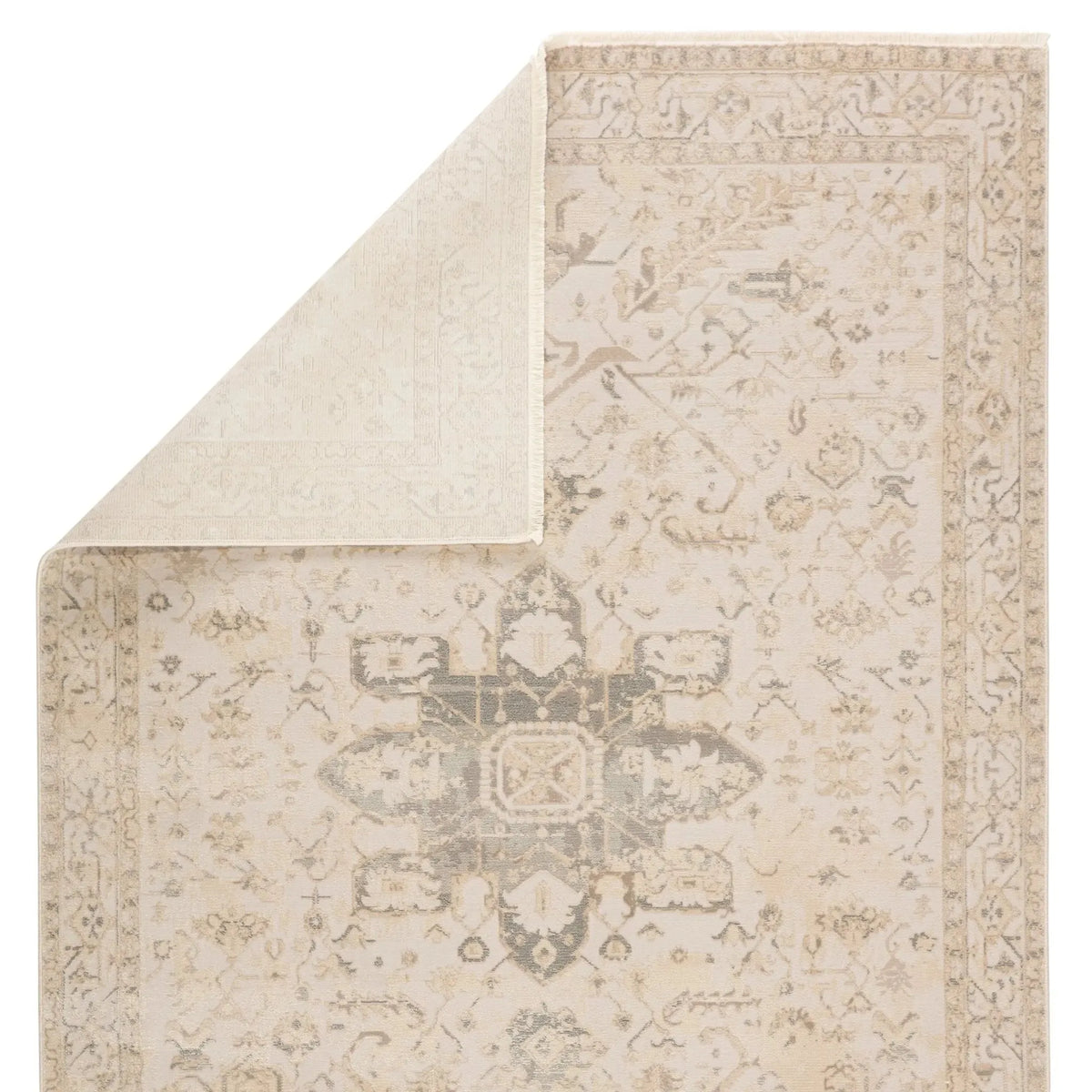Vienne Vne06 Lucien Cream/Light Gray Rug