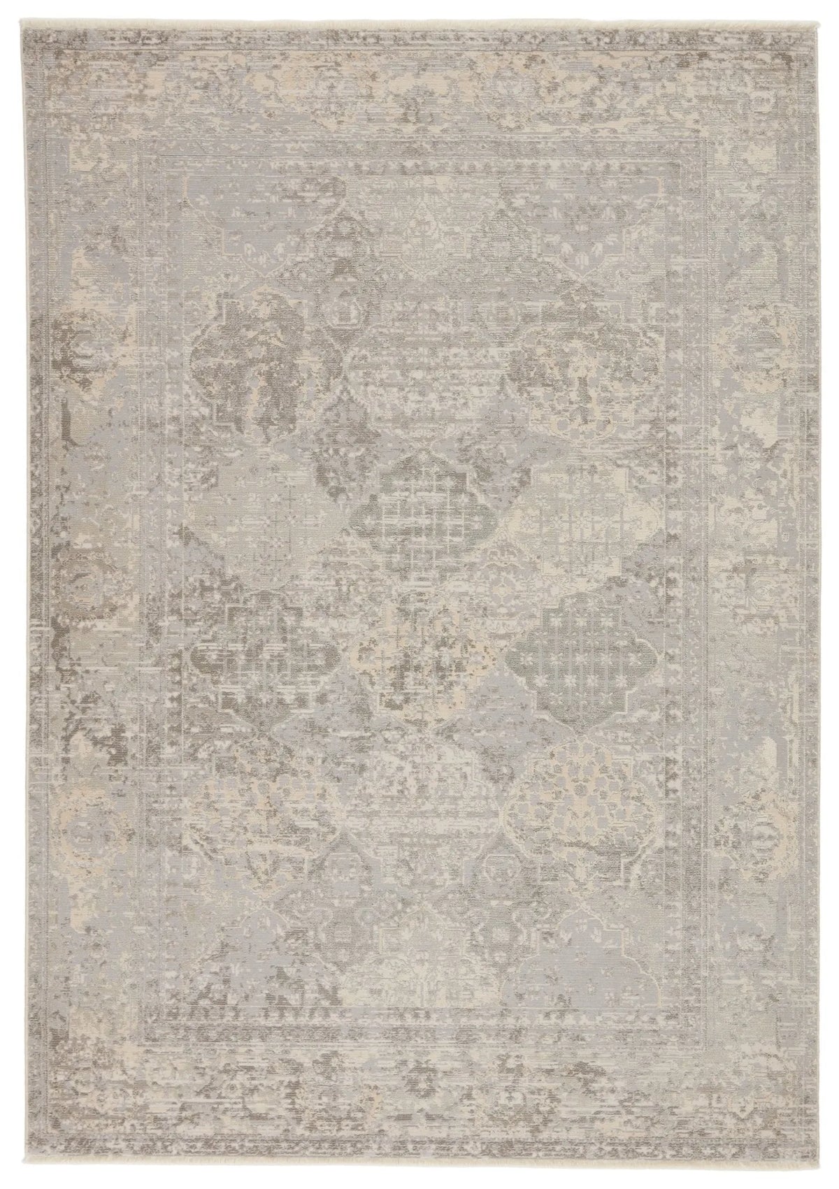 Vienne Vne09 Lourdes Gray/Cream Rug - Rug & Home