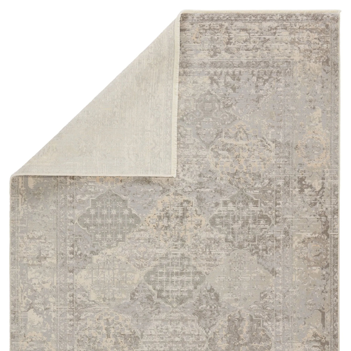 Vienne Vne09 Lourdes Gray/Cream Rug - Rug & Home