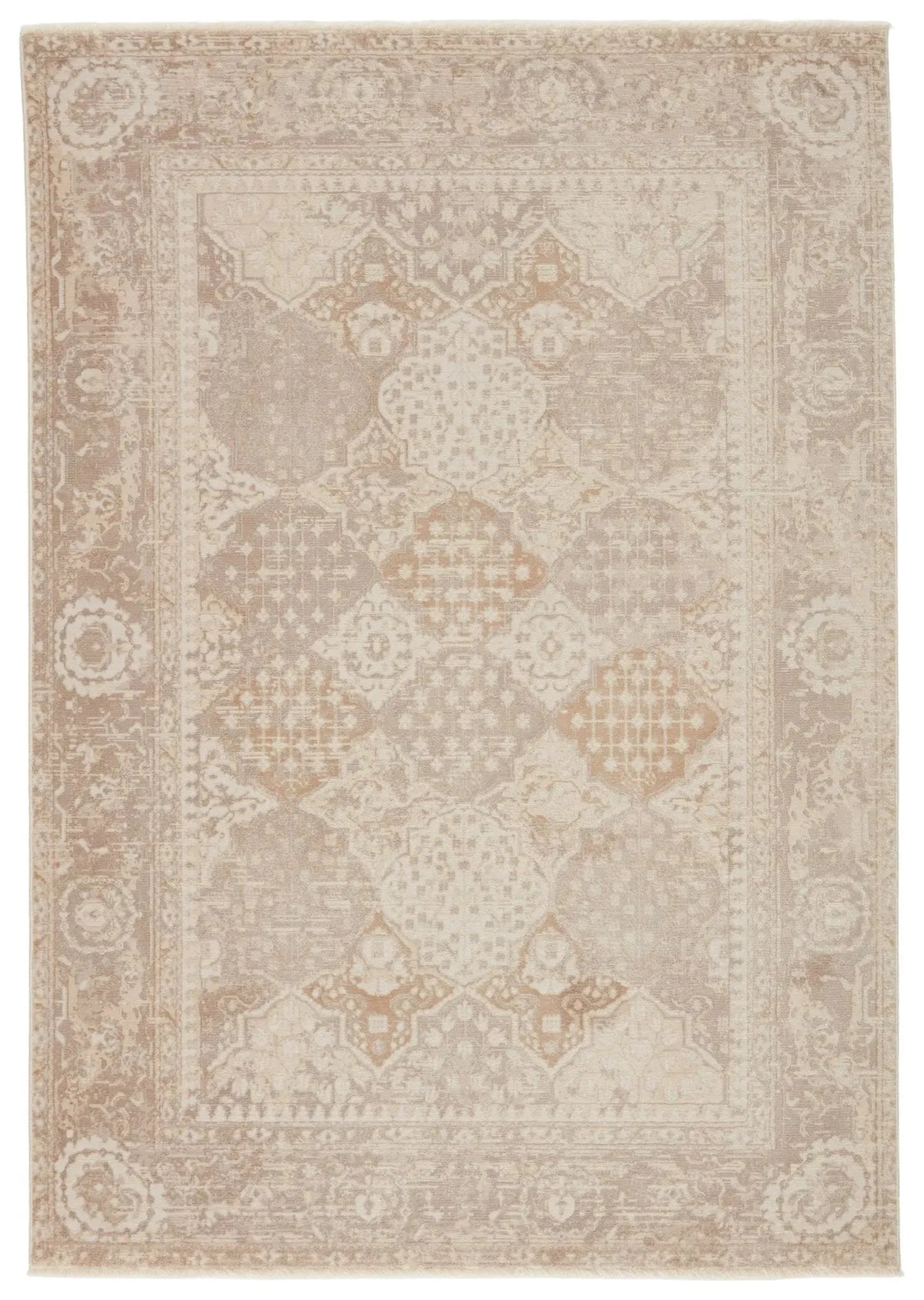 Vienne Vne10 Lourdes Gold/Light Gray Rug