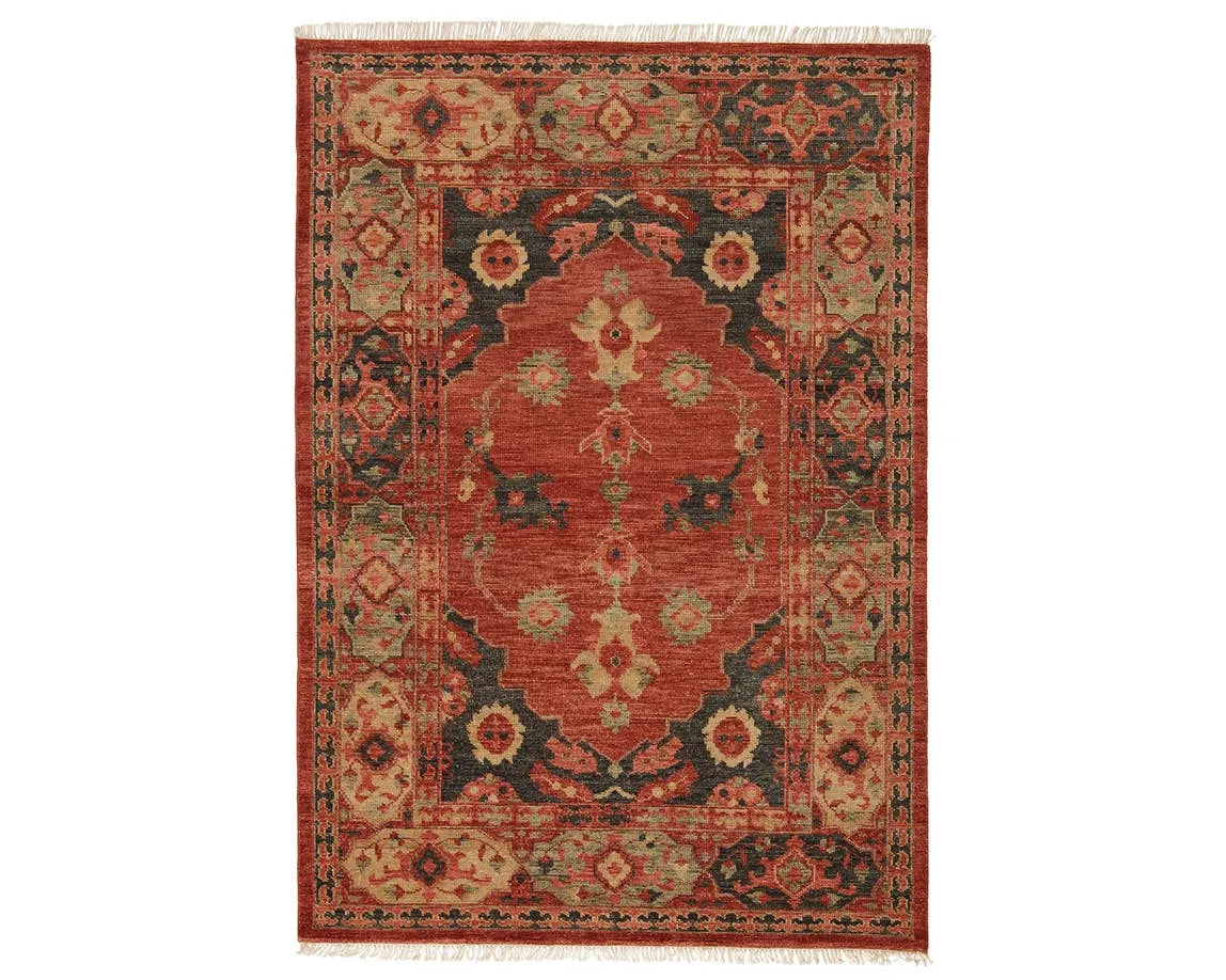 Village By Artemis VBA02 Azra Red / Black Rug - Rug & Home