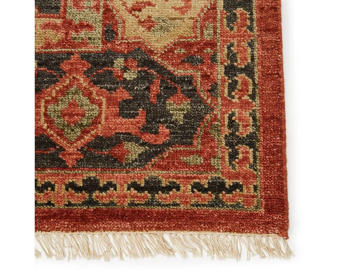 Village By Artemis VBA02 Azra Red / Black Rug - Rug & Home