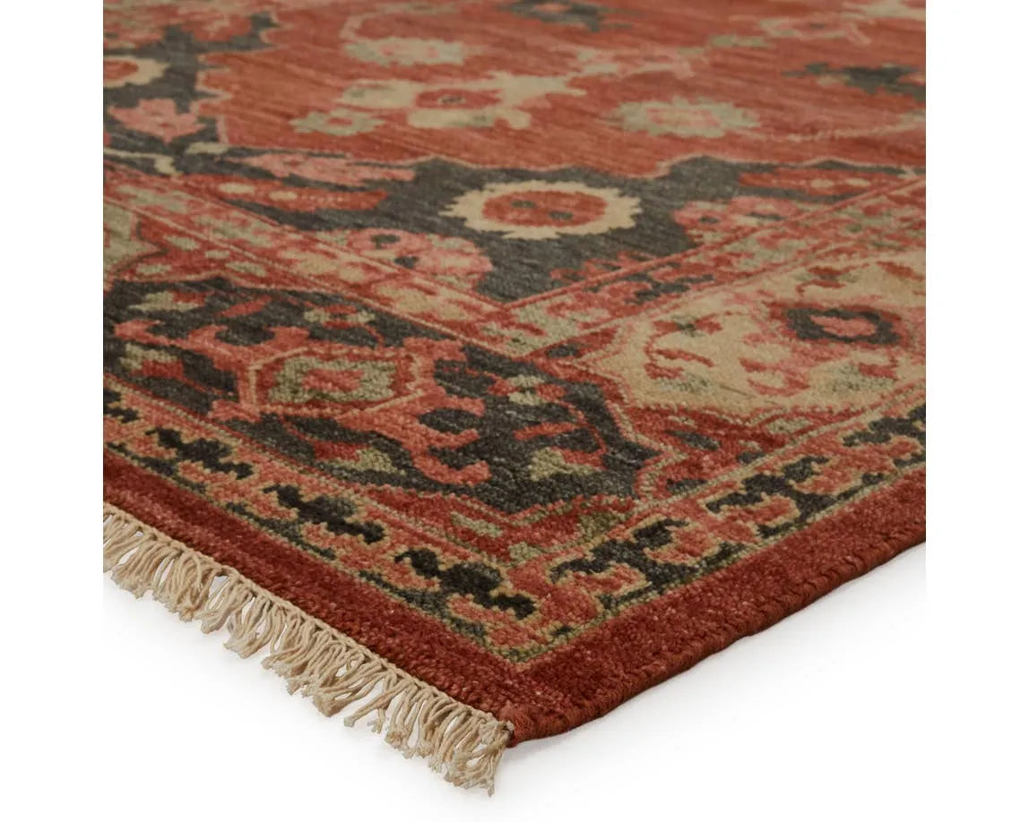 Village By Artemis VBA02 Azra Red / Black Rug - Rug & Home