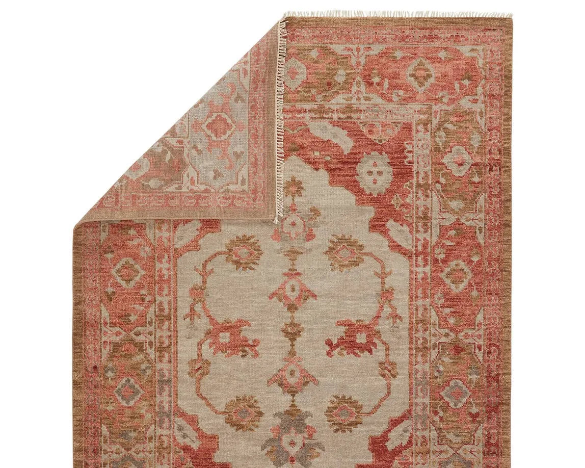 Village By Artemis VBA04 Azra Red / Tan Rug - Rug & Home