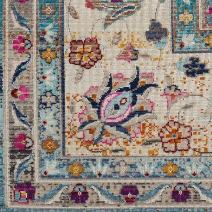 Vintage Kashan VKA01 Blue Rug