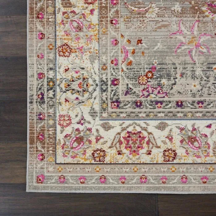 Vintage Kashan VKA01 Grey Rug