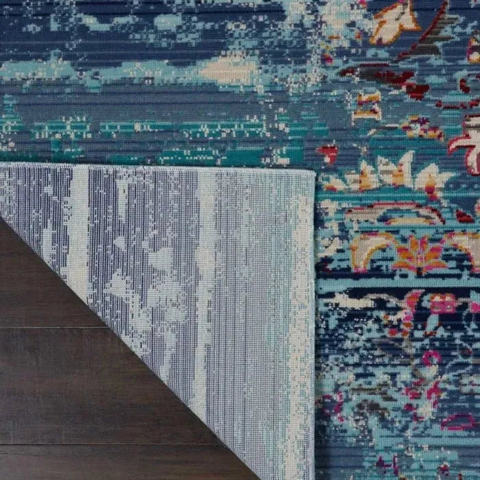 Vintage Kashan VKA02 Blue Rug