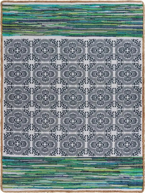 Vogue Lr99971 Navy/Green Rug - Rug & Home