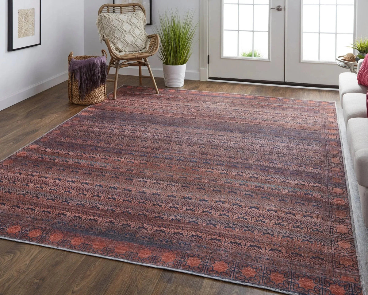 Voss VOS39H4F Red/Brown Rug