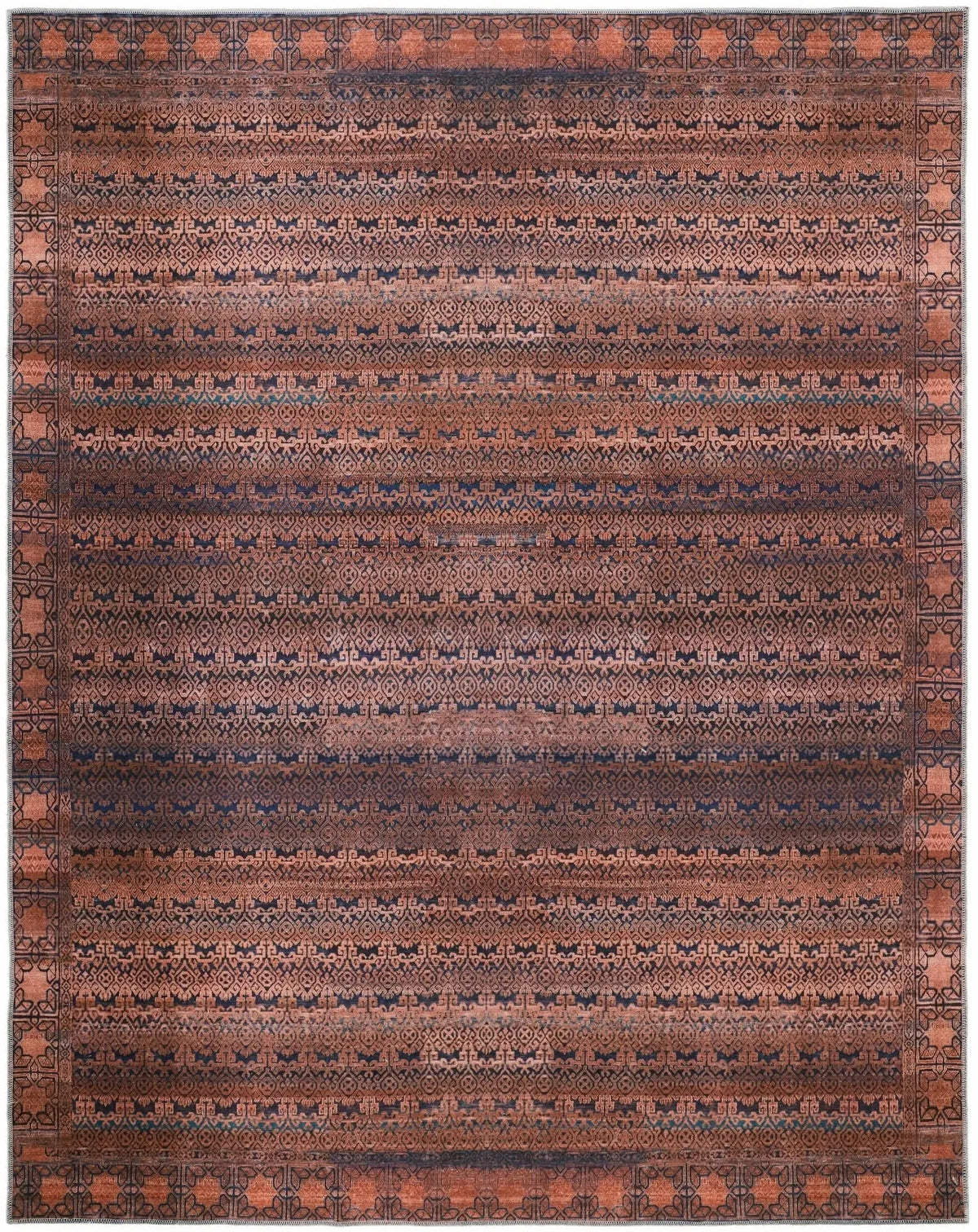 Voss VOS39H4F Red/Brown Rug
