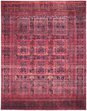 Voss VOS39H9F Red/Grey Rug - Rug & Home