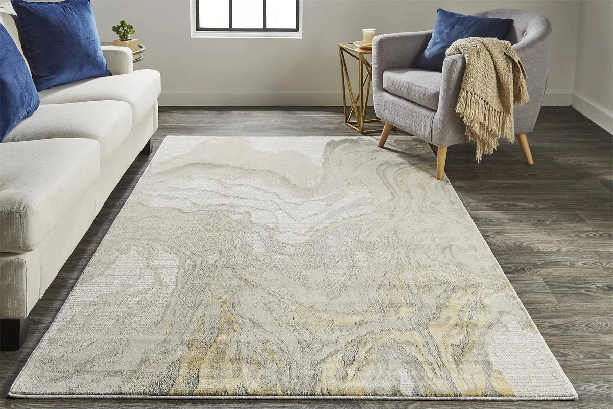 Waldor 3602F Gold/Ivory Rug