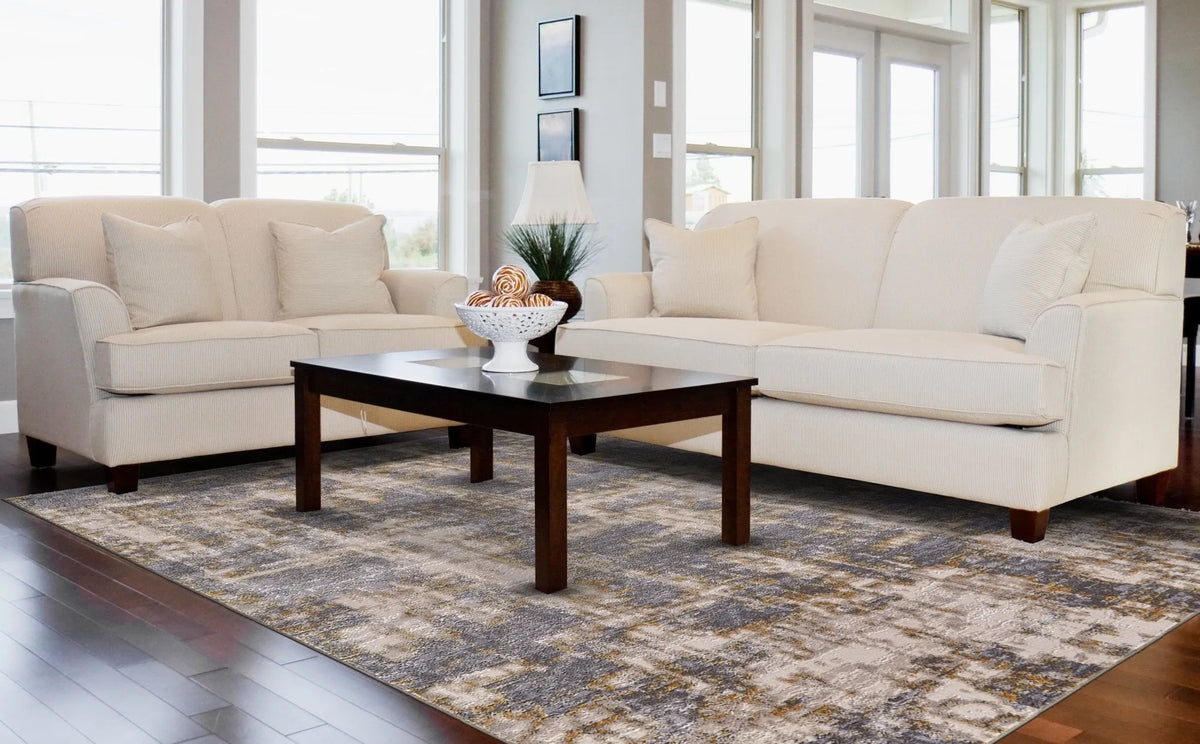 Waldor 3969F Gray/Gold Rug - Rug & Home