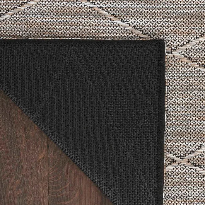 Washable Solution WSL01 Grey/Mocha Rug - Rug & Home