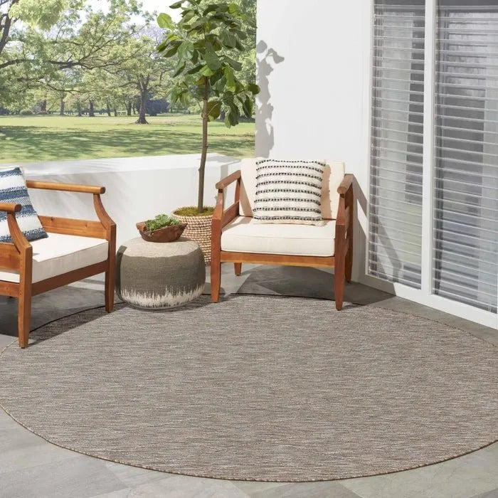 Washable Solution WSL01 Grey/Mocha Rug - Rug & Home