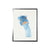 Watercolor Blue Emu Framed Art - Rug & Home
