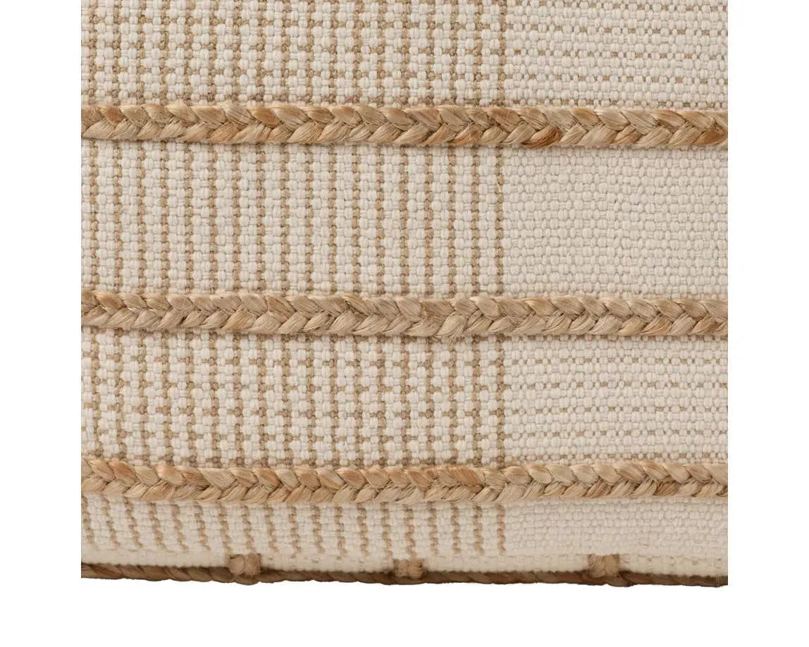 Wayland WYL01 Tan/Cream Pouf