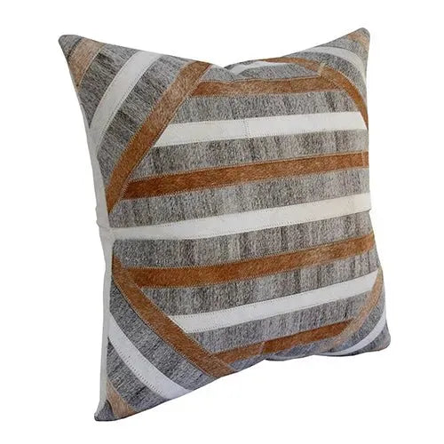 Wayne 07329BWE Brown/Beige Pillow